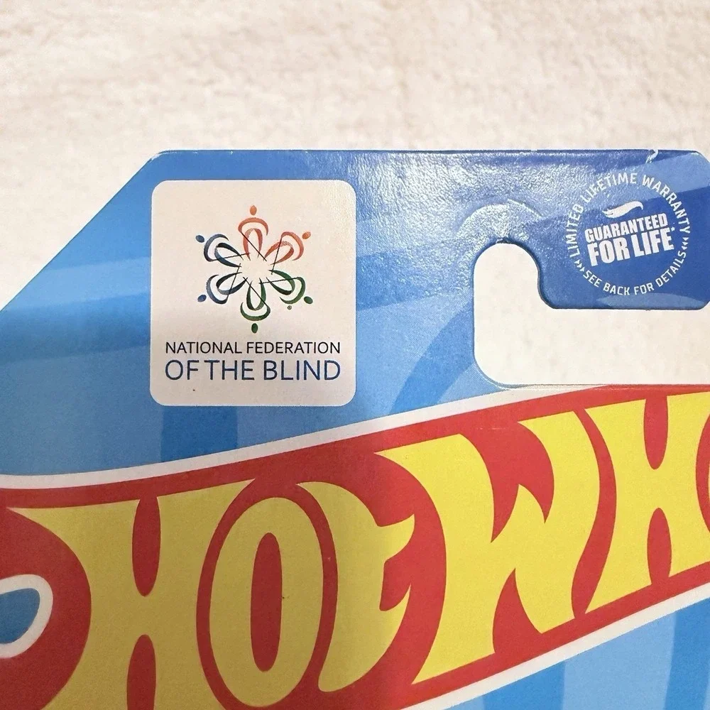 HOT WHEELS HW Braille Racer Twin Mill White Experimotors NatFed Blind HKG33 2023